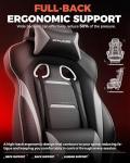 GTPLAYER Ergonomic Gaming Chair with Footrest
