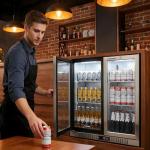 BODEGA Back Bar Cooler with Glass Doors 7.4 Cu.Ft
