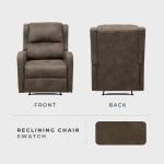Brown Manual Recliner Chair for Home Theater