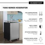 EdgeStar Full Size Triple Tap Built-In Kegerator