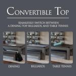 Rocky Mountain Nights 7ft Pool Table with Benches