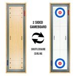 GoSports 2-in-1 Shuffleboard & Curling Game