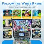 Wonderland Amusements Alice Goes to Wonderland Pinball Machine with LED Lighting