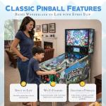 Wonderland Amusements Alice Goes to Wonderland Pinball Machine with LED Lighting