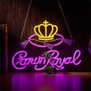 Crown Neon LED Bar Sign for Man Cave