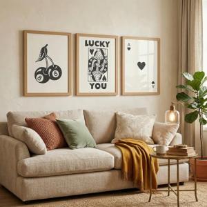 Poker Wall Art Set - 3 Framed Prints