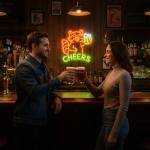 Zontruxe Raccoon Beer Neon Sign, Fun Animal LED Light for Bar Wall Decor, Dimmable Neon Sign for Man Cave, Bedroom, Game Room, or Home Bar, 15 x 13 inch