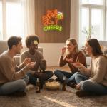 Zontruxe Raccoon Beer Neon Sign, Fun Animal LED Light for Bar Wall Decor, Dimmable Neon Sign for Man Cave, Bedroom, Game Room, or Home Bar, 15 x 13 inch