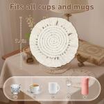 Set of 2 Absorbent Boho Drink Coasters