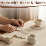 Set of 2 Absorbent Boho Drink Coasters