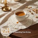 Set of 2 Absorbent Boho Drink Coasters
