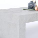 Mobili Fiver Evolution Tall Kitchen Bar Table Made in Italy | Space Saving, Counter Height Table for 6 | Modern Breakfast Bar Counter Top w/Cable Holder | Concrete Grey Effect | 70,9'' x 23,6" in