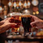 UMEIED 20oz Pilsner Beer Glasses Set of 6, Classic Beer Glass, Large Capacity Beer Cup, Stylish Beer Gifts, Beer Cups and Mugs