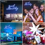 JFLLamp Good Vibes Only Neon Signs for Wall Decor Neon Lights Led Signs Suitable for Living Beer Bar Game Room Hotel Birthday Party Restaurant Christmas Unique Gift for Lover, 16.5 * 10 Inch(Blue)