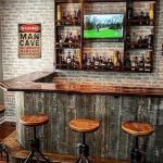 Man Cave Sign Bar Signs for Home Bar Man Cave Decor for Men Funny Metal Garage Signs Wall Art for Home Door Metal Tin Sign Vintage Gifts 8x12 Inch