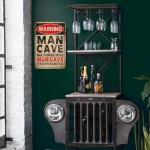 Man Cave Sign Bar Signs for Home Bar Man Cave Decor for Men Funny Metal Garage Signs Wall Art for Home Door Metal Tin Sign Vintage Gifts 8x12 Inch