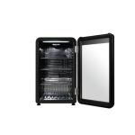 Frigidaire Retro Compact Refrigerator with Glass Door, 3.2 cu ft Countertop Fridge, Rounded Corners, Premium, for Office, Bedroom, Dorm Room, Cabin