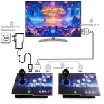 RegiisJoy 32000 in 1 Pandoras Box 78S Retro Arcade Game Console, 4 Player 3D Magical Modified Game, Search Save Delete Cheat Function, Favorite List, One-Button Combo, 128G TF, Separate Console