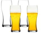 Bendbo Beer Glasses Set of 4, 16 oz Pilsner Beer Pint Glasses, Classics Craft Wheat Beer Glasses Drinking Set, Beer Mug Glassware Gift for Men