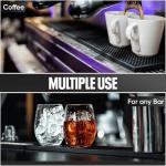 Axieso [THICK] Long Bar Mat 17.5 x 3.5" - 2 Pack Heavy Duty Non-Slip Rubber Spill Mat for Bartending, Home Bar, Coffee Station & Countertops – Easy-Clean Design Keeps Surfaces Dry