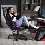 LEMBERI Gaming Chairs for Adults,Ergonomic Video Game Chairs with footrest,Big and Tall Gaming Chair 400lb Weight Capacity, Racing Style Gaming Computer Gamer Chair with Headrest and Lumbar Support