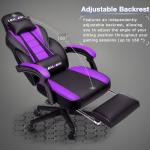 LEMBERI Gaming Chairs for Adults,Ergonomic Video Game Chairs with footrest,Big and Tall Gaming Chair 400lb Weight Capacity, Racing Style Gaming Computer Gamer Chair with Headrest and Lumbar Support
