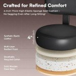 Adjustable Drafting Chair with Foot Rest - Black