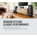 Polk Monitor XT70 Large Tower Speaker, Home Stereo Speakers, Hi-Res Audio, Dolby Atmos & DTS:X Compatible, 1" Tweeter, (2) 6.5" Balanced Woofers, (2) 8" Passive Radiators (Single, Midnight Black)