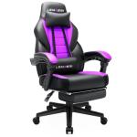LEMBERI Gaming Chairs for Adults,Ergonomic Video Game Chairs with footrest,Big and Tall Gaming Chair 400lb Weight Capacity, Racing Style Gaming Computer Gamer Chair with Headrest and Lumbar Support