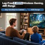 New Retro Game Console, Classic Video Games with 4K HDMI, 20,000+ Games and 23 Emulators, Upgraded Dual 2.4G Wireless Controllers for Game Console