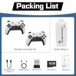 New Retro Game Console, Classic Video Games with 4K HDMI, 20,000+ Games and 23 Emulators, Upgraded Dual 2.4G Wireless Controllers for Game Console