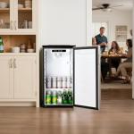 VEVOR Beer Kegerator, Single Tap Commercial Draft Beer Dispenser for D system, Refrigerator With Shelves, Hold 1 Sixth Keg, 2.5lbs CO2 Tank, 92L