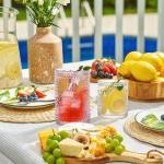 JPPSUJJ Vintage Hobnail Drinking Glasses Set of 8, 15 oz Highball Glasses & 12 oz Cocktail Glasses, Drinkware Kitchen Glasses for Cocktail, Iced Coffee, Beer, Ice Tea, Wine, Whiskey, Water