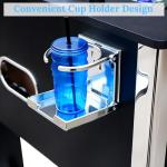 Rovibek Foosball Table, 55” Large Size Soccer Game Tables for Adults, Table Games Includes 2 Foldable Cup Holders & 4 Balls, Perfect for Parties, Family Night, Game Room