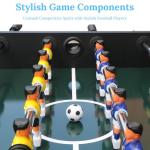 Rovibek Foosball Table, 55” Large Size Soccer Game Tables for Adults, Table Games Includes 2 Foldable Cup Holders & 4 Balls, Perfect for Parties, Family Night, Game Room