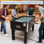 Rovibek Foosball Table, 55” Large Size Soccer Game Tables for Adults, Table Games Includes 2 Foldable Cup Holders & 4 Balls, Perfect for Parties, Family Night, Game Room