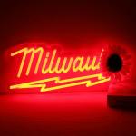 Milwaukee Parts Shop and Repair Service station Neon Sign For Store Garage Party Man Cave Wall Decor Best Gift