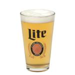 LORD'S ROCKS Miller Lite Beer Glasses 16oz Pint Glass - Set of 4 Authentically Licensed Compatible