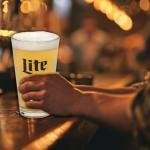 LORD'S ROCKS Miller Lite Beer Glasses 16oz Pint Glass - Set of 4 Authentically Licensed Compatible