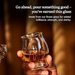 Libbey Signature Kentucky Bourbon Trail Whiskey Glasses Set of 4, Dishwasher Safe, Restaurant Quality Bourbon Tasting Glasses