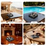 Cigar Ashtrays,Outdoor Large Ring Gauge Unbreakable Metal Ashtrays for Backyard/Patio/Outside/Indoor/Cigar Room/Living Room