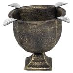 Stinky Cigar Ashtray, Designer Series, Box-Pressed, Deep Bowl Design, Windproof, Cast Gold