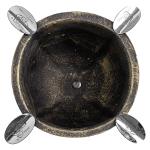 Stinky Cigar Ashtray, Designer Series, Box-Pressed, Deep Bowl Design, Windproof, Cast Gold