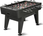 RAYKEEP 58" Foosball Table, Competition Soccer Table Game w/ 2 Balls for Adult Youth, Heavy-Duty Arcade Table Soccer for Home, Game Room (Black)