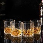 KANARS Whiskey Glasses Set - 10 Oz Rocks (4-Pack)