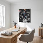 NBA Canvas Wall Art Decor - Anthony Edwards Iconic Dunk, Timberwolves Slam Dunk Action, High-Flying Basketball Moment, Sports Poster for Home or Game Room Wall Decoration 12x16