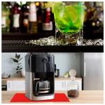 PATIKIL 2 Pack Red 16" x 12" x 0.4" PVC Bar Mats, Non-Slip Countertop Spill Mat for Kitchen, Restaurant, Bar, KTV, Counter, Barber Station, Hair Salon