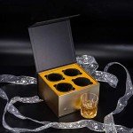 KANARS Whiskey Glasses Set - 10 Oz Rocks (4-Pack)