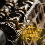 LED Check Engine Light Neon Sign for Man Cave