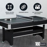Hathaway Spartan 6ft Pool and Ping Pong Combo Table